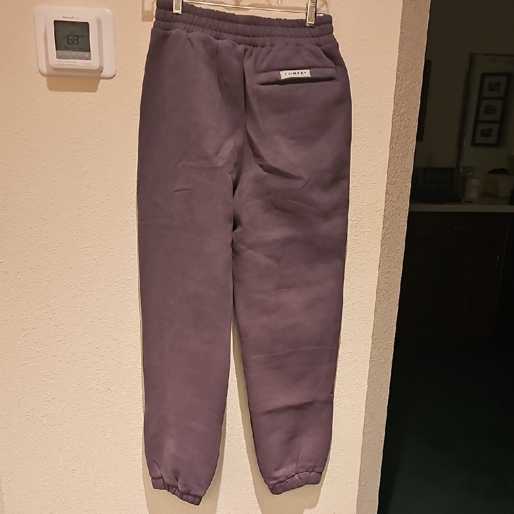 Comfrt Small Steel Gray Travel Pants OVERSIZED Unisex NewNoTags On Pants